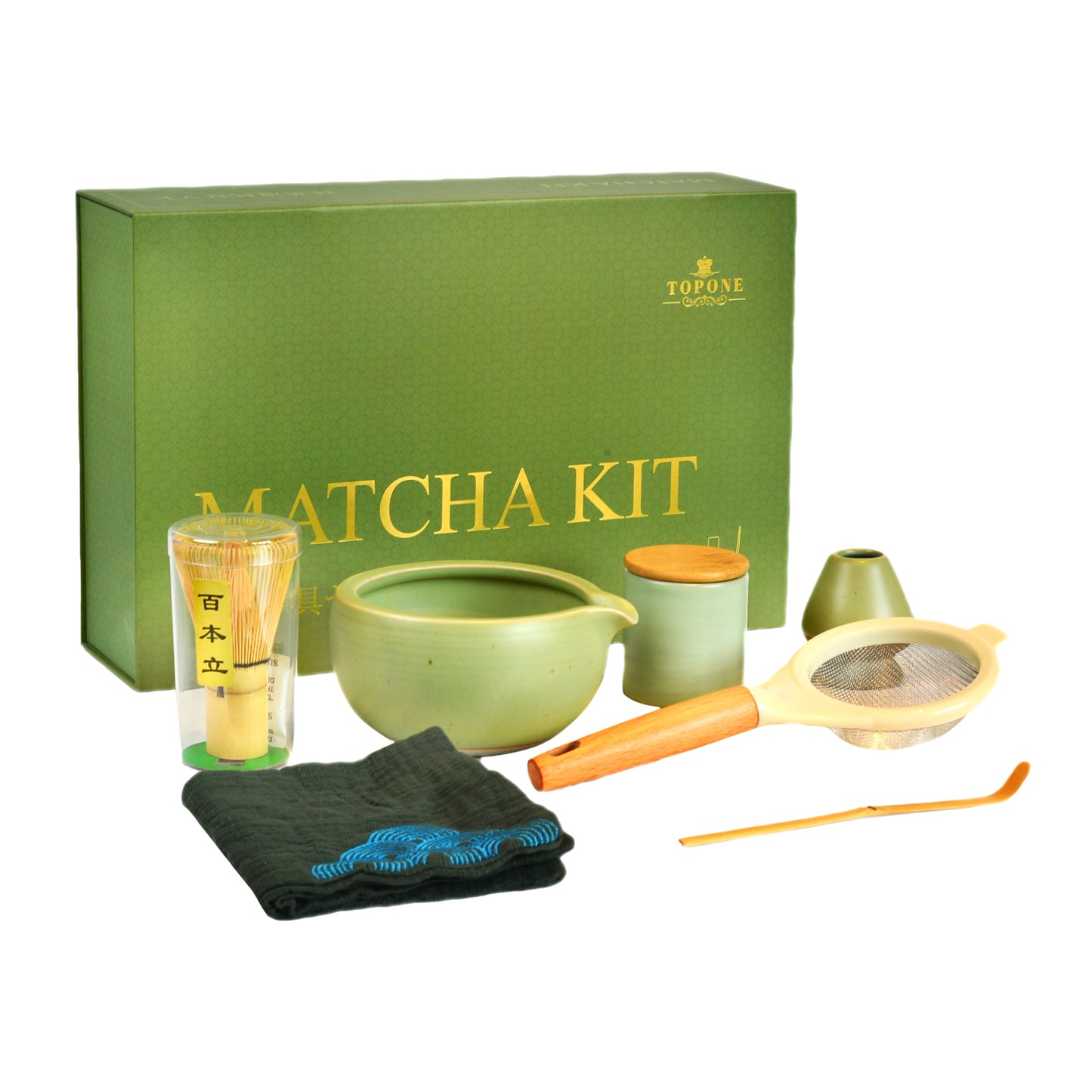ALL COLOR OPTIONS Matcha Tea Set, Bowl With Spout, Bamboo Whisk
