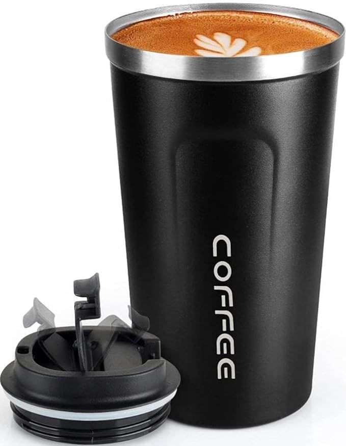 TOPONE 13oz Travel Mug 380ml Insulated Coffee Mug Travel Mug Spill