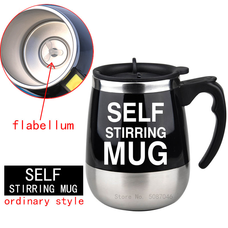 New Automatic Self Stirring Magnetic Mug Stainless Steel Coffee Milk Mixing  Cup Creative Blender Smart Mixer Thermal Cups - AliExpress