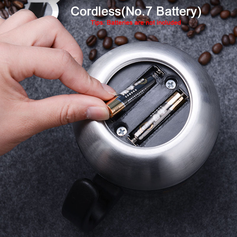 Electric Stainless Steel Magnetic Self Stirring Coffee Mug - Battery Powered