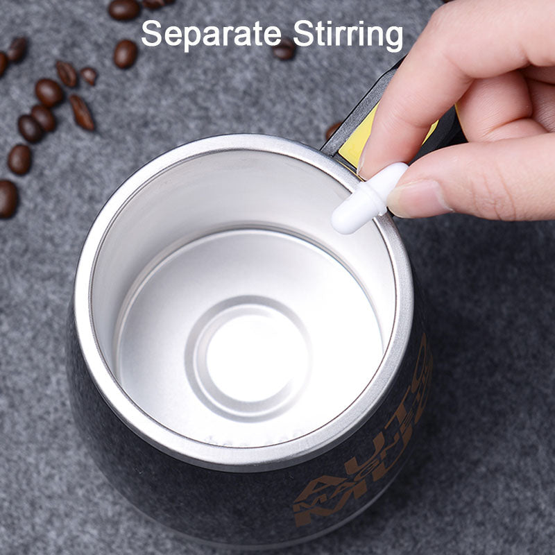 Intelligent Automatic Stirring Cup Lazy Coffee Cup Black